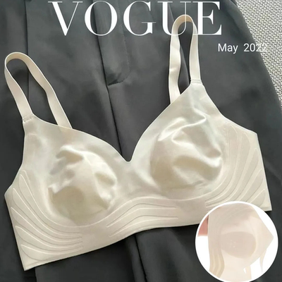 兔耳朵奶皮内衣女无痕聚拢