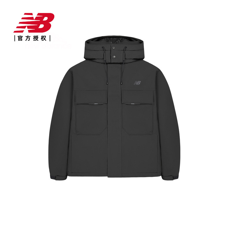 New Balance NB官方男款防泼水保暖鸭绒羽绒服AMJ54344