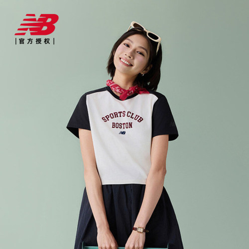 New Balance NB官方正品26新款女款潮流舒适运动短袖T恤WT6155N6