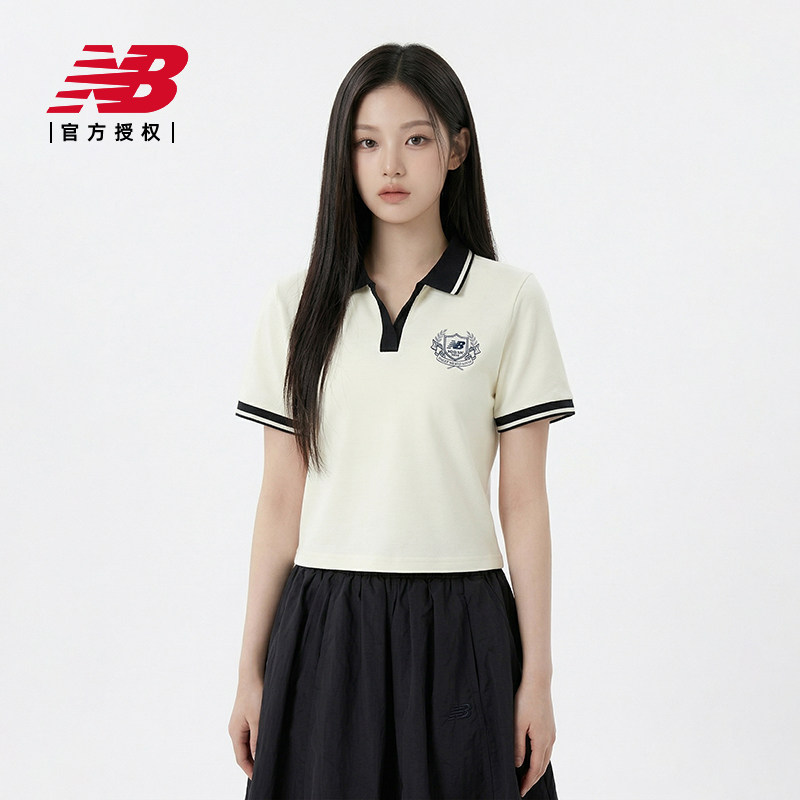 New Balance NB官方正品26新款女款时尚休闲短袖POLO衫WT61R090图片