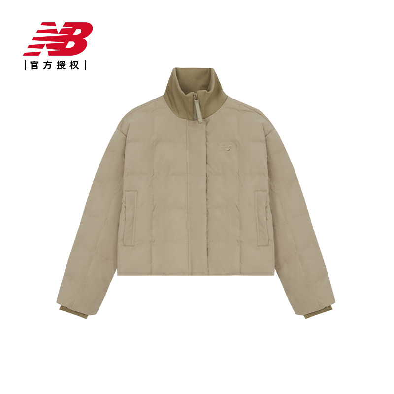New Balance NB官方正品女立领夹棉外套运动休闲棉服AWJ44305