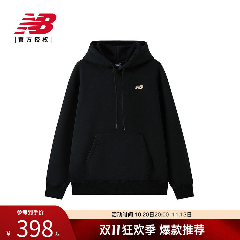 New Balance NB官方正品男休闲舒适连帽卫衣NCF41411