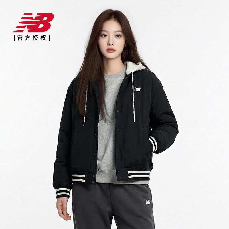 New Balance NB官方正品26男秋冬休闲百搭连帽夹棉外套MJ61X7FM