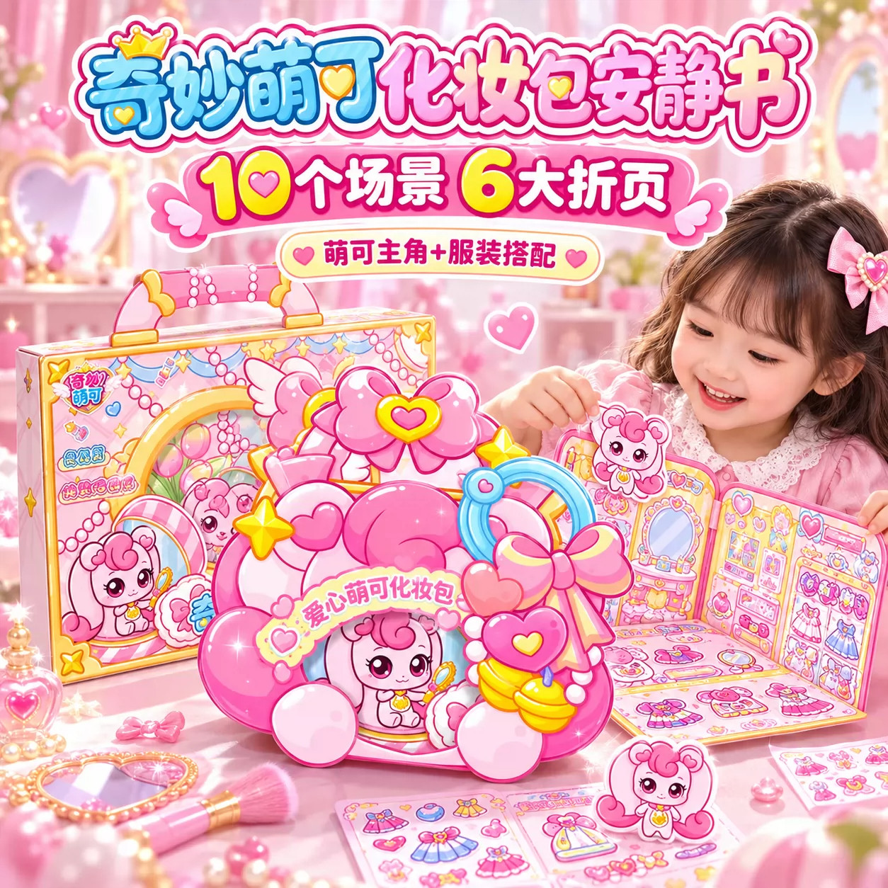 奇妙萌可DIY磁力益智安静书