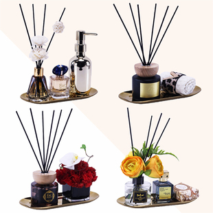 样板房装 饰摆件卫生间洗手台摆设卫浴店面香薰花艺样板间展厅饰品