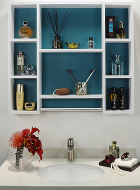 卫浴店摆件简约现代香水化妆品道具样板房浴室柜摆放瓶罐卫浴配饰