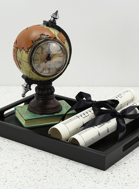 样板房卧室飘窗摆件客厅茶几饰品