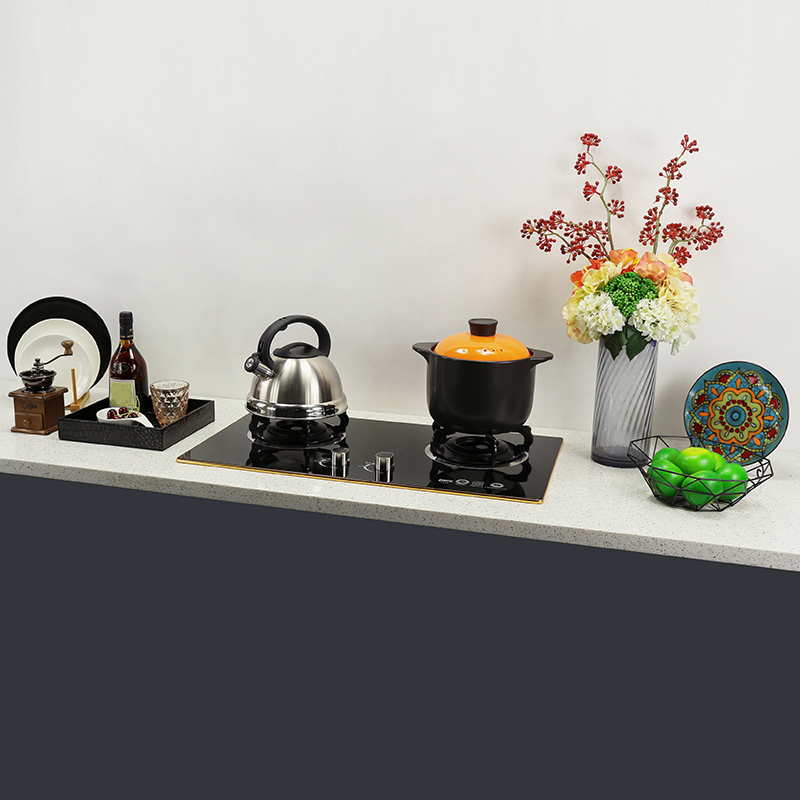 样板间厨房摆件组合公寓软装样板房灶台台面仿真水果花艺厨具饰品