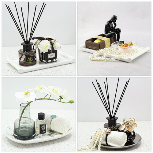卫生间摆件香薰托盘样板间装饰品