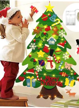 DIY Felt Christmas Tree Christmas Decoration for Home Navida