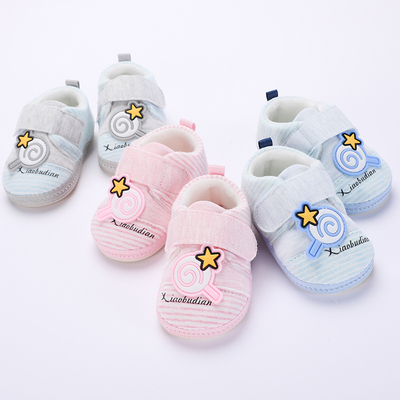 婴幼儿冬季加绒保暖学步鞋