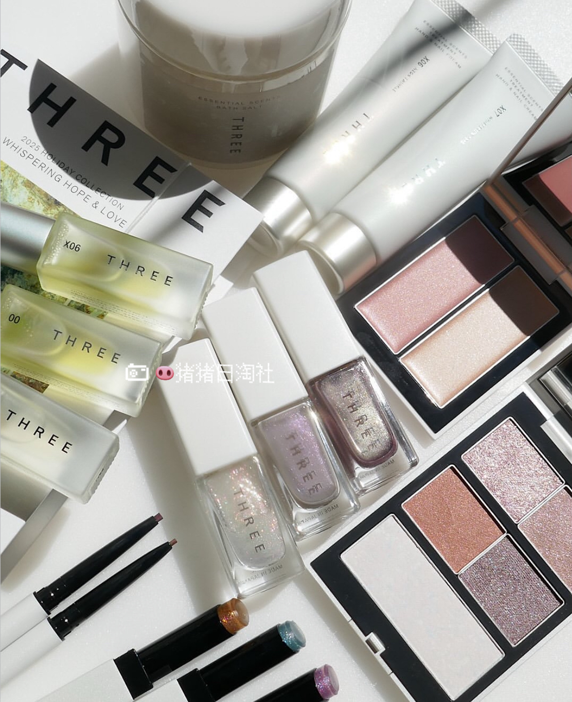 日本THREE圣诞限定彩妆眼影腮红