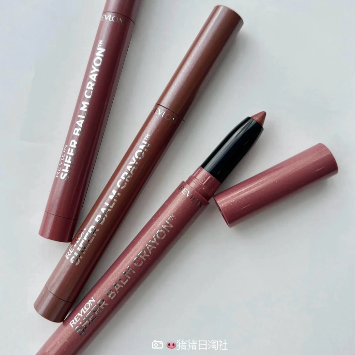 6.19发 日本revlon露华浓口红25冬季新品蜡笔唇膏唇线笔水润柔滑