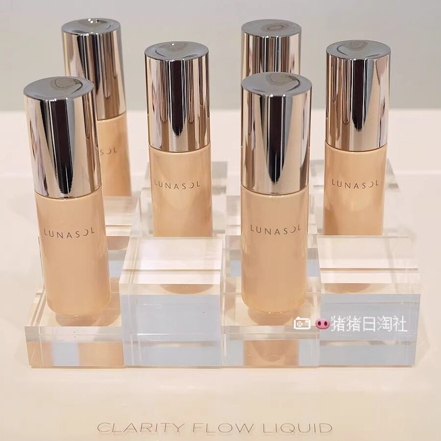 3.8发 日本LUNASOL日月晶采 滴管精油光泽/长瓶柔润/LIGHT粉底液