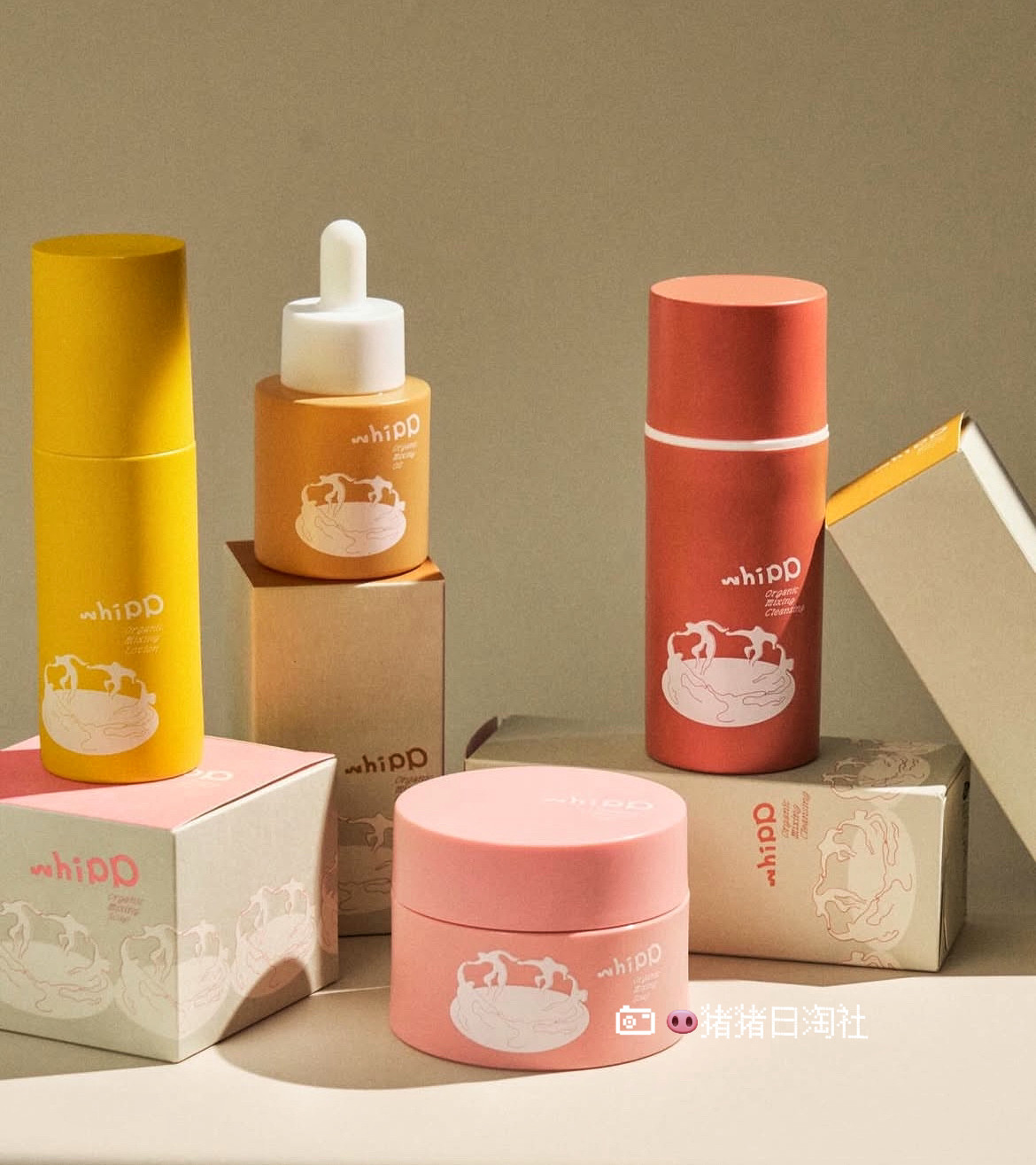 2.12发日本小众whipp organic天然植物洁面皂卸妆乳化妆水精华油