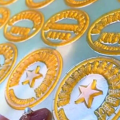 树脂热压机加厚光学版版仿钢印