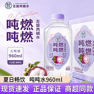 盒马鲜生吨吨燃燃左旋肉碱水960ml山竹味吨吨水饮料健身运动补水