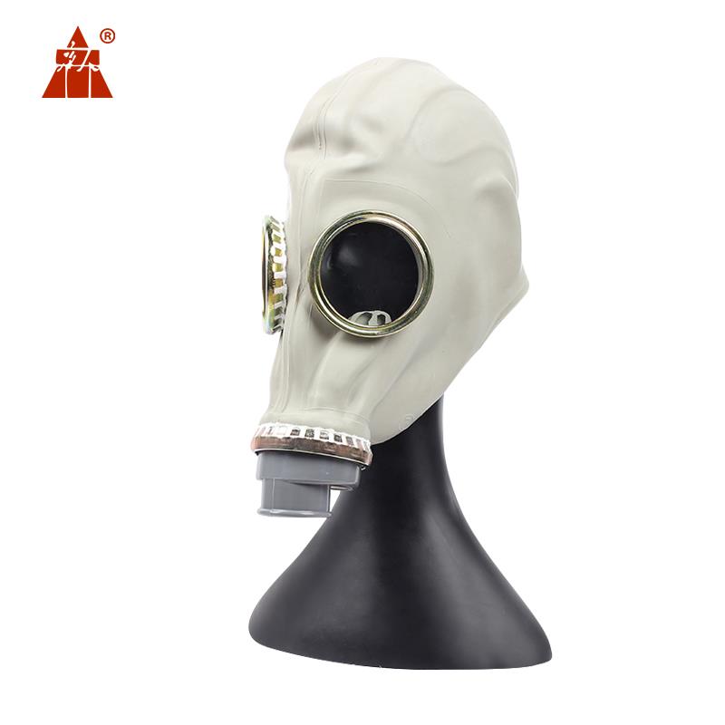 唐人防毒面具RD40螺旋式接口橡胶全面具搭配滤毒盒使用化工专用