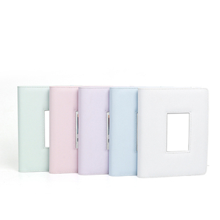 适用于富士拍立得mini12相纸3寸相册纯色相片收纳大容量纪念卡册