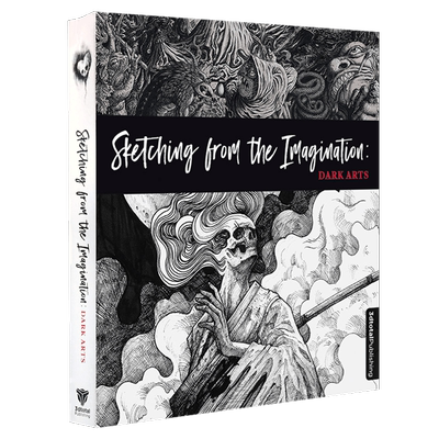 英文原版幻想速描黑暗艺术书