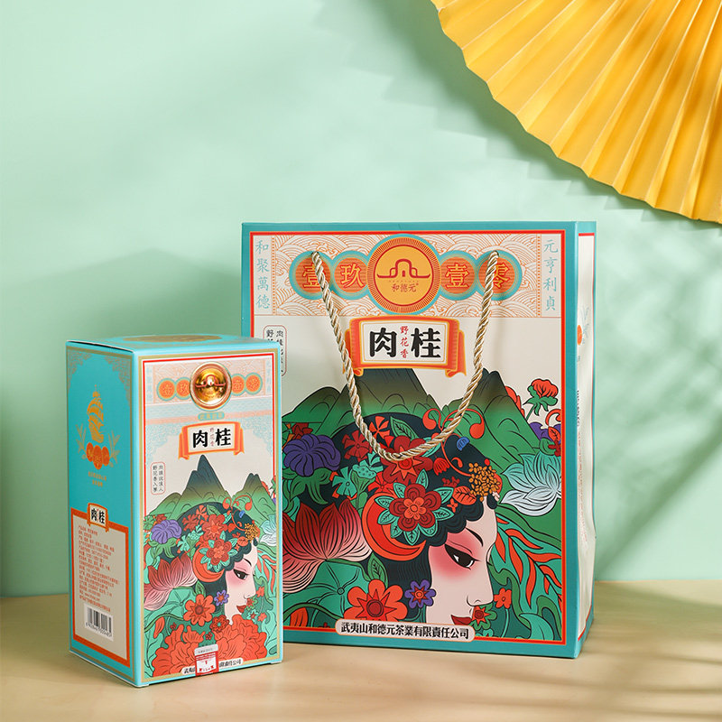 和德元野花香肉桂大红袍肉桂清香春茶特级茶叶送礼福建小盒装春茶