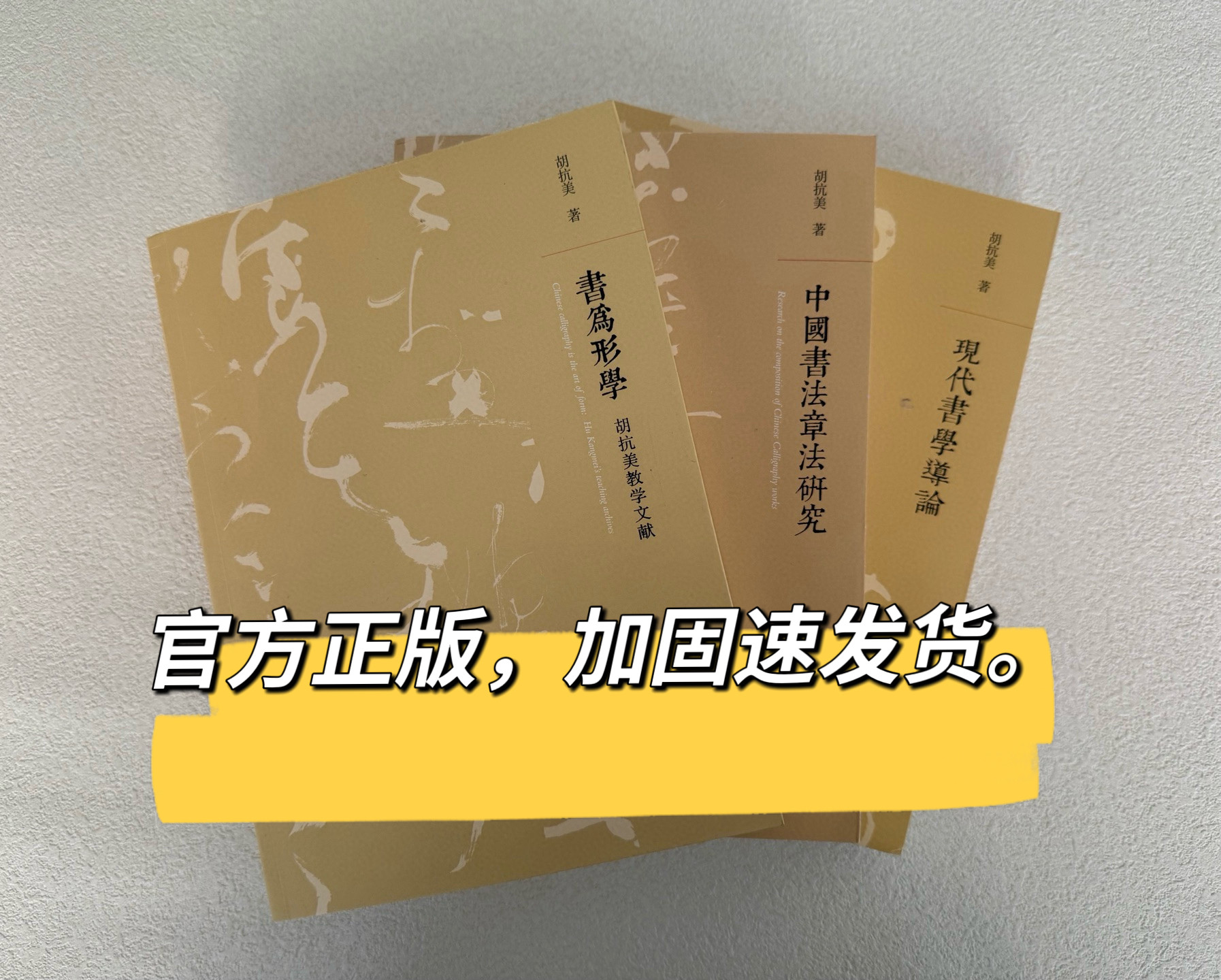 正版全新胡抗美教学文献三本整套书为形学中国书法章法研究现代书学导论毛笔书法字帖书法理论研究空间与感知中国书法章法研究文集