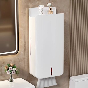 悬挂式抽纸盒大包纸巾盒收纳壁挂式家用厨房卫生间倒挂防水置物架