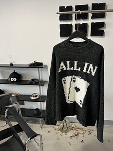 [DRKK]KetchupVintage德州ALL IN羊毛马海毛高街vibe宽松廓形男女