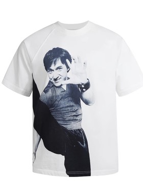 [DRKK]RTIM原创龙年限定插肩袖成龙印花圆领短袖 美式复古