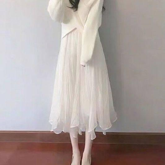 2025秋冬新款温柔高腰显瘦A字仙气网纱半身裙女小个子不规则长裙,女装/女士精品,半身裙,淘宝优惠券,粉丝福利购,淘宝优惠卷