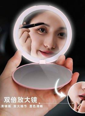 web celebrity led cosmetic mirror with light portable