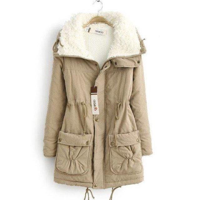 2022 Winter Ladies Long Jacket Coat Jackets Warm Women Coats