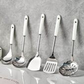 spatula kitchen stir pan Silicone spoon frying slotted set