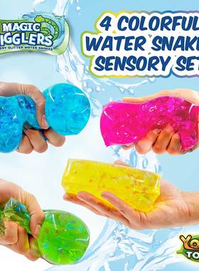 2pcs Magic Wigglers Water Snake Fidget Toys kids妖娆的水袋喔