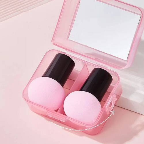 2PCS/Set Long Handle Mushroom Head Makeup Sponge Super Soft