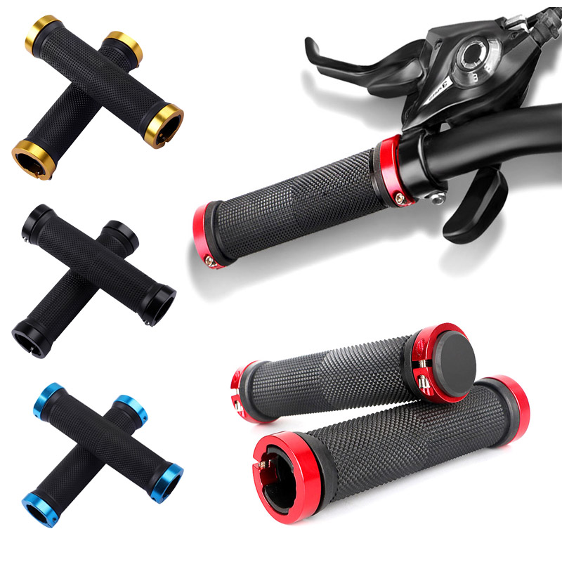 Bicycle Grips MTB Bike Handbar Grips Rubber Non-slip Bilater