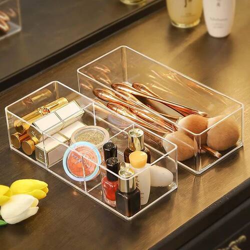 Clear Acrylic Drawer Makeup Organizer Storage Box Drawer Typ