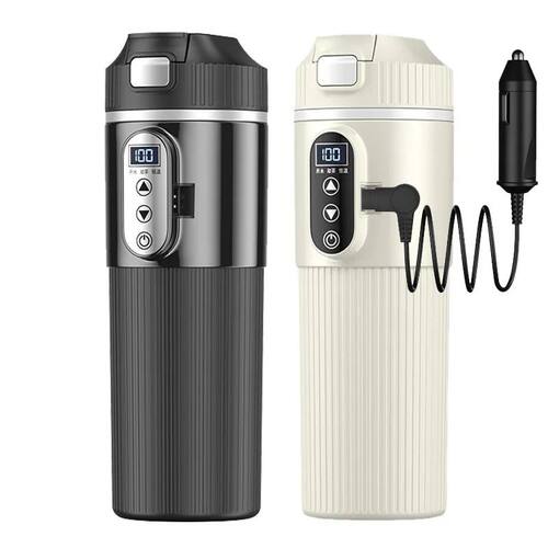 500ML Heat Water Cup Electric Heating Car Kettle 12V/24V Hea