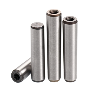 45#钢内螺纹圆锥销GB118加硬攻牙锥度销钉M5M6M8M16M20圆锥定位销