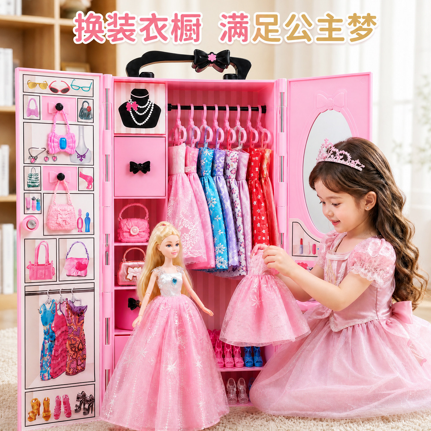 娃娃玩具女孩公主换装套装大礼盒