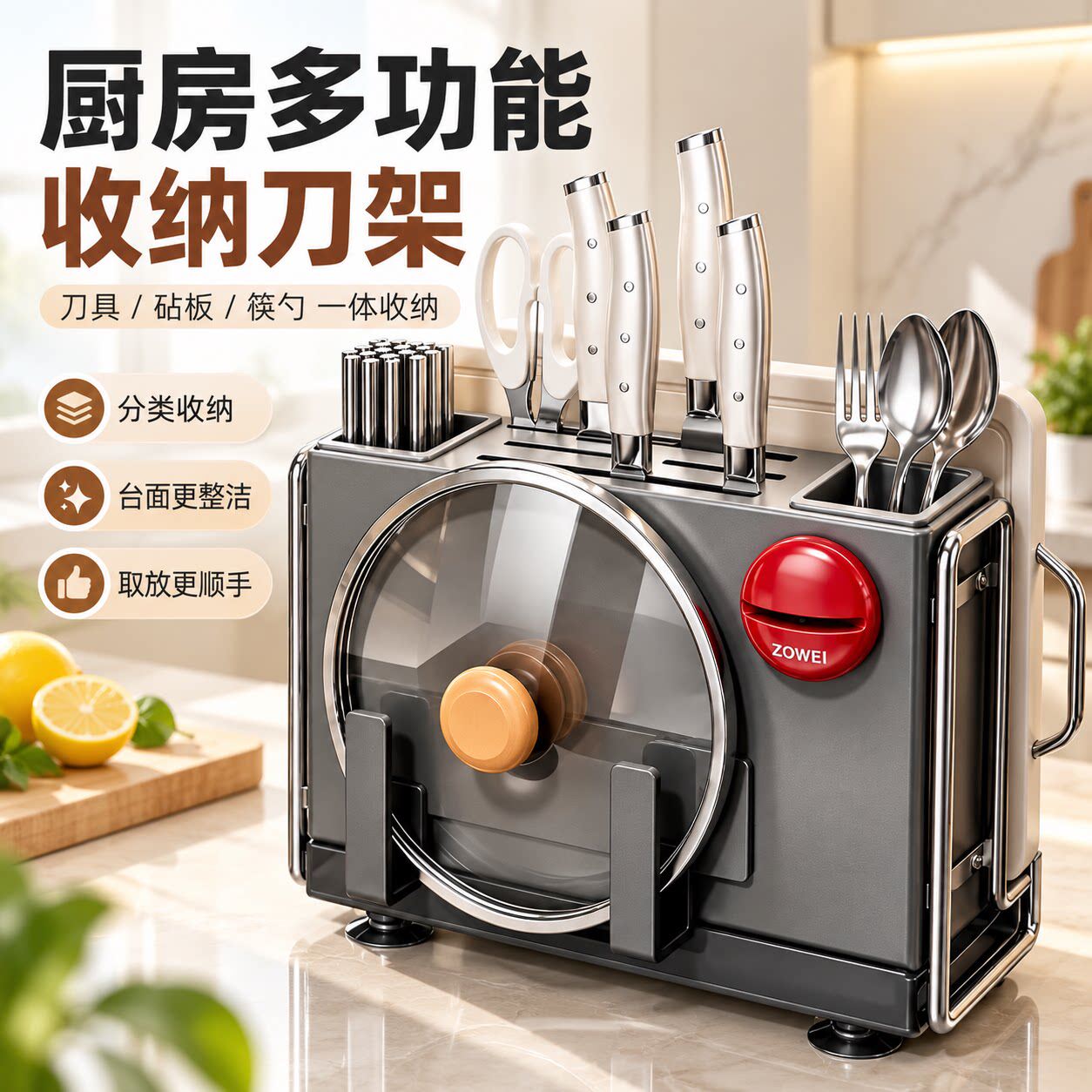 菜刀架2026新款刀具收纳架置物架