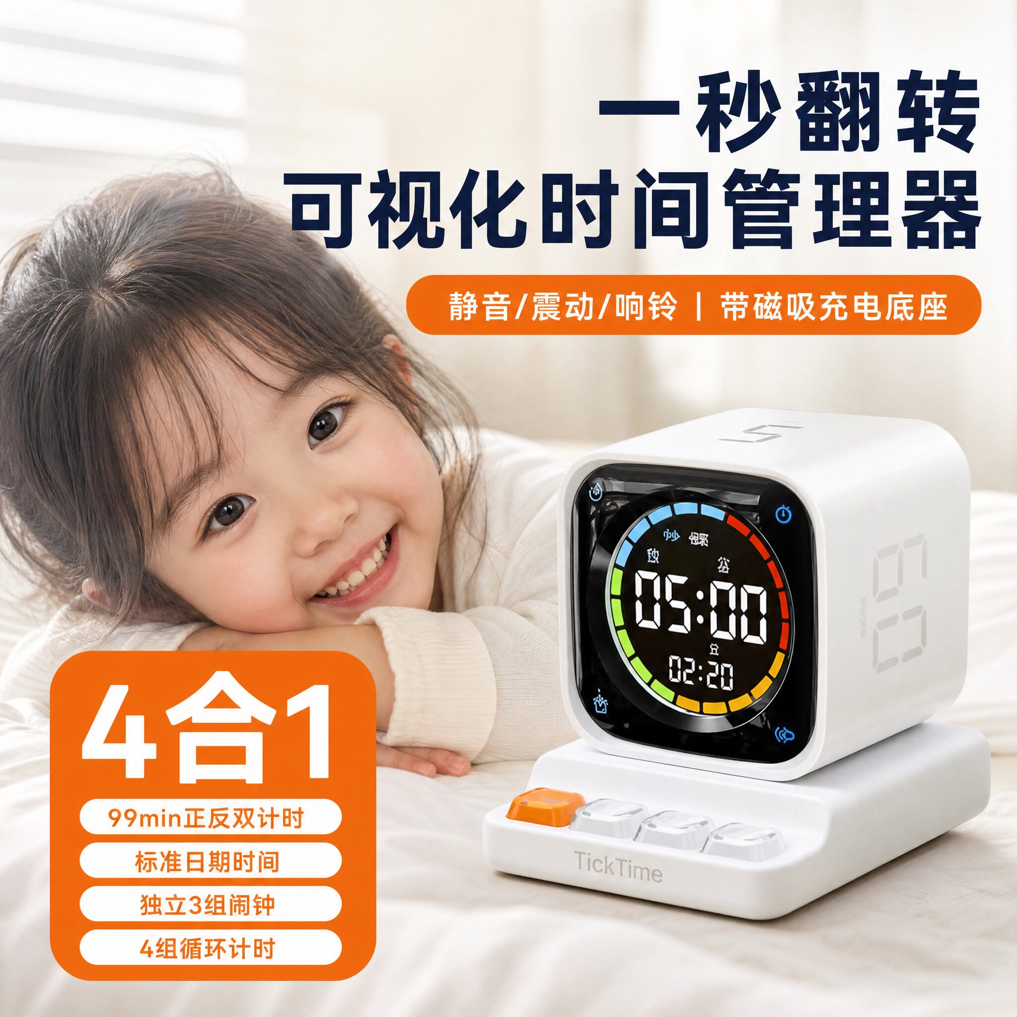 2026新款可视化计算器倒计时静音