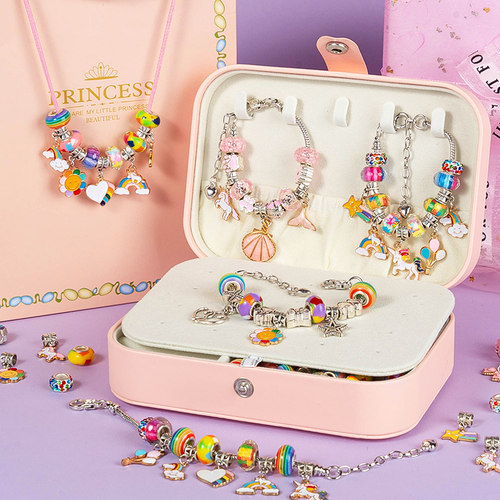 儿童手链串珠手工diy材料礼盒