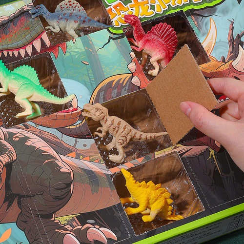 恐龙洞洞乐盲盒男孩玩具2025新款