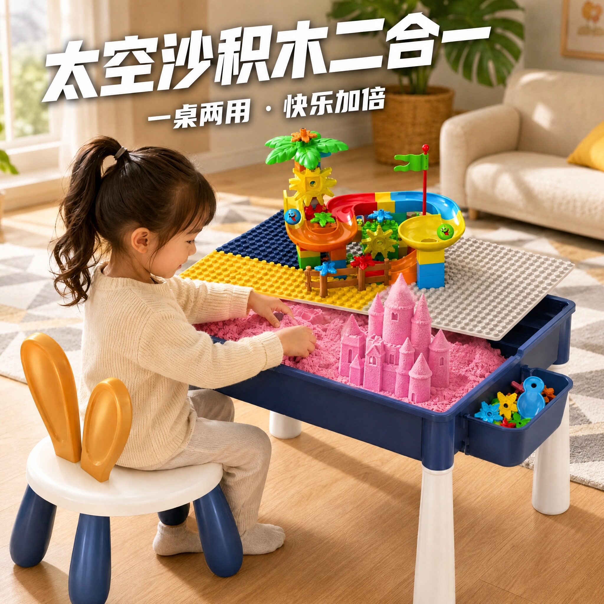 儿童太空沙粘土套装制作工具玩具