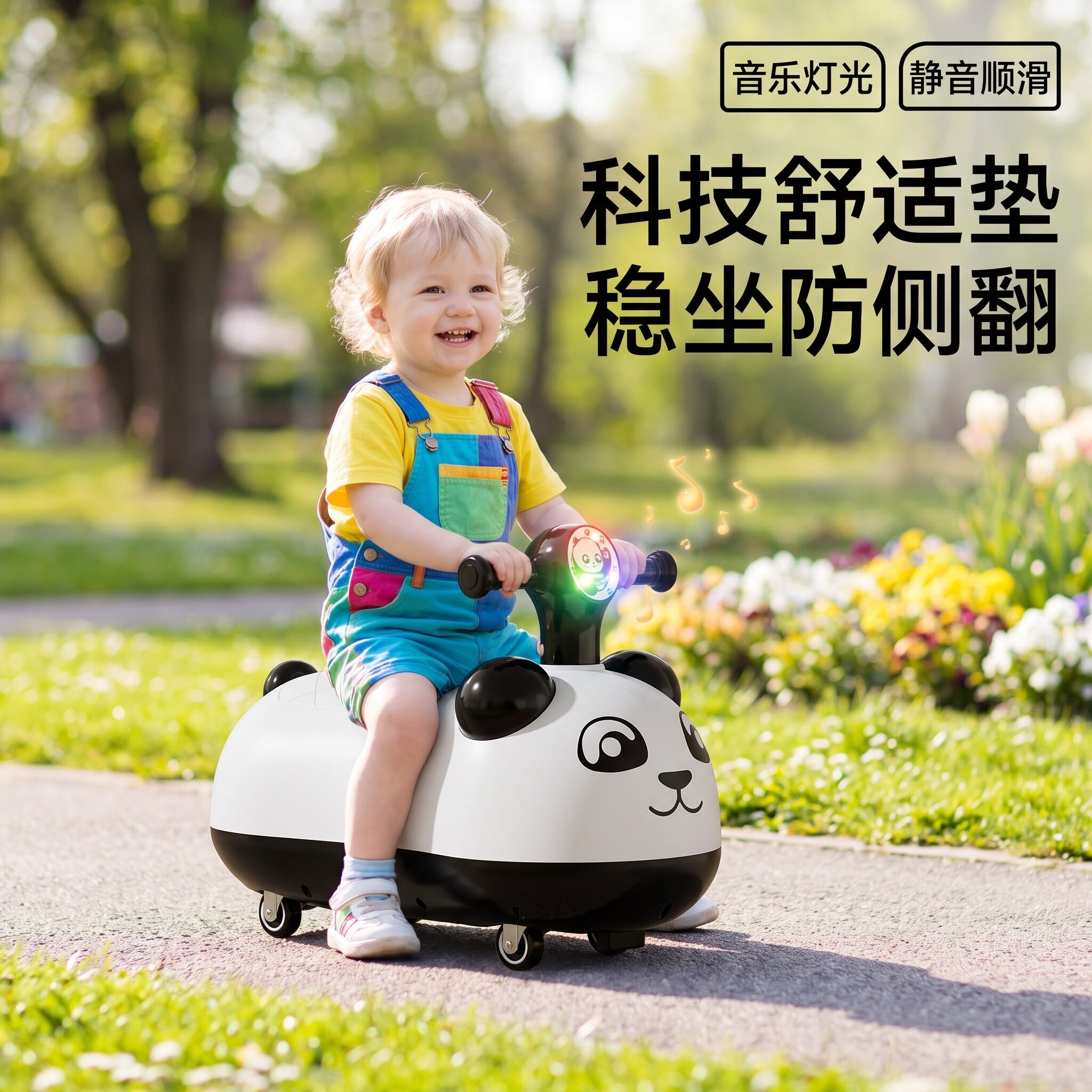 儿童静音溜溜车学步滑行玩具礼物