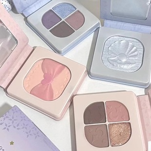 奈玑子pp饰品联名礼盒唇泥唇釉四色眼影盘腮红高光闪粉小众大地色
