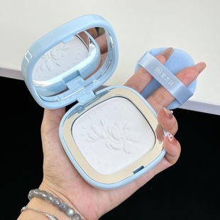 宝兰汀 光感丝绒蜜粉饼定妆持久柔焦补妆遮瑕散粉清透