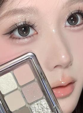 【独家好价】笑脸联名限定3ce眼影水泥盘12色raw neutrals