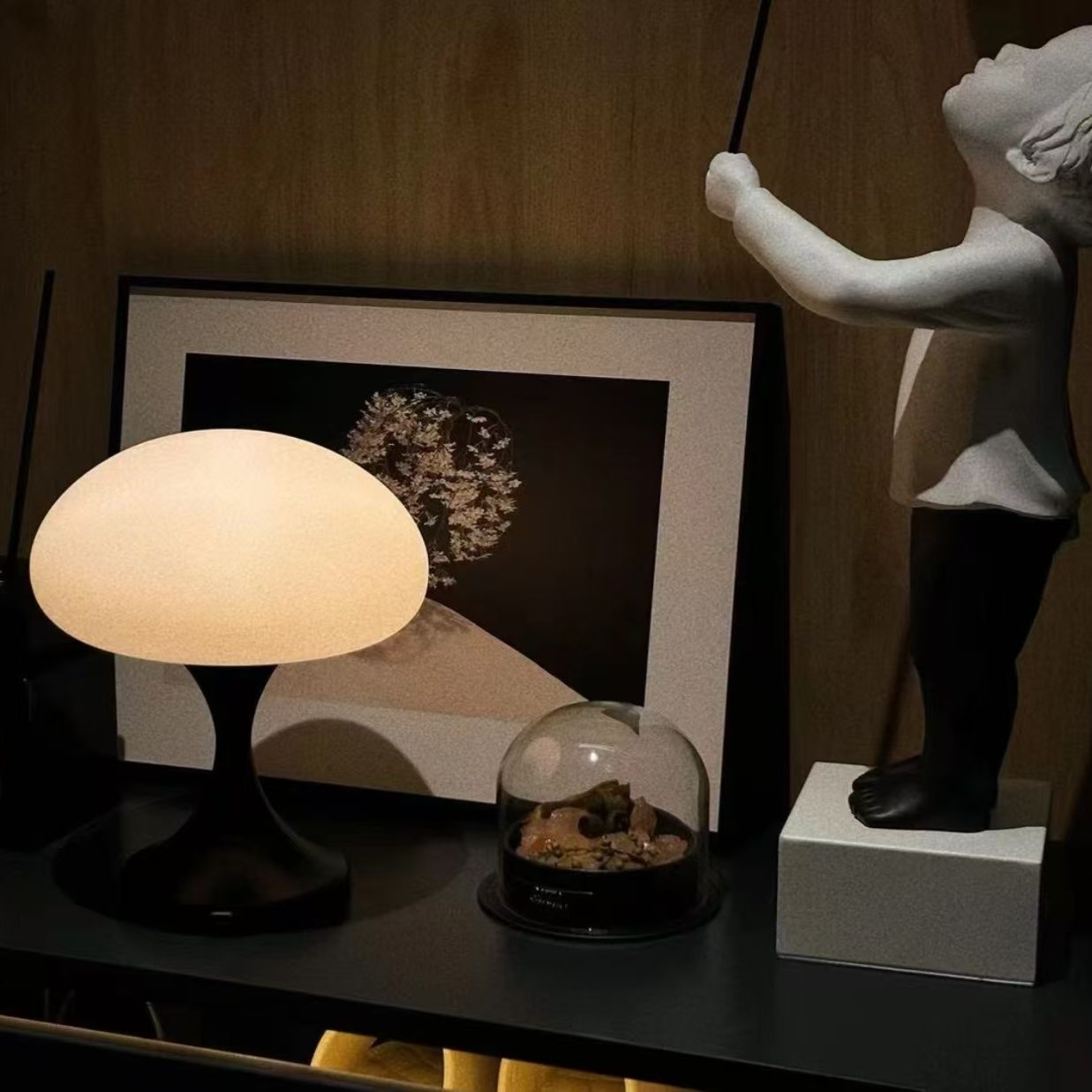 可移动水母台灯卧室床头